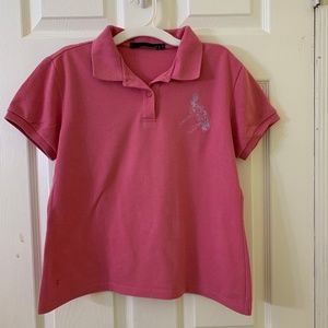 COLLEZIONE POLO SHIRT,SIZE 6,PINK